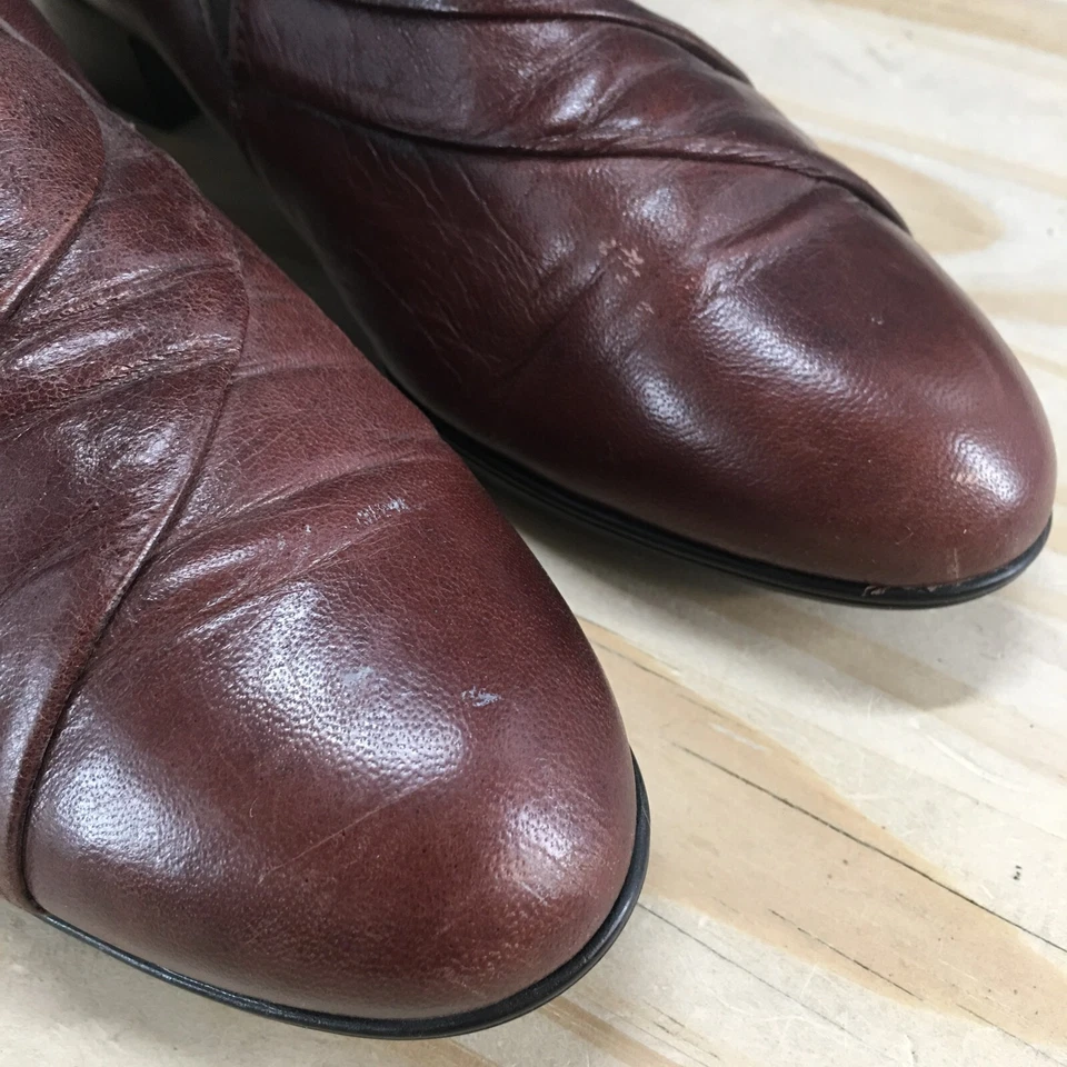 Munro Zapatos Americanos Mujer 6.5 M Mocasín Marrón Sin Cordones Puntera Almendra Informal M210441 Foto 4 de 4