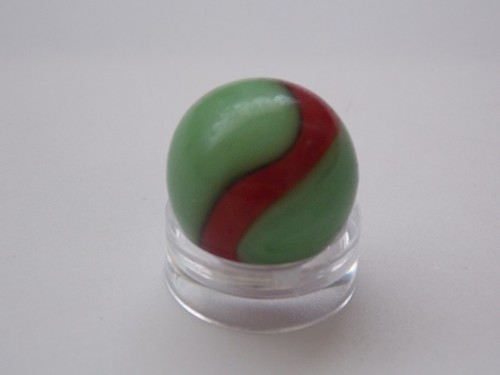 Cavatappi vintage in marmo verde e rosso 19/32" quasi nuovo - Foto 4 di 6