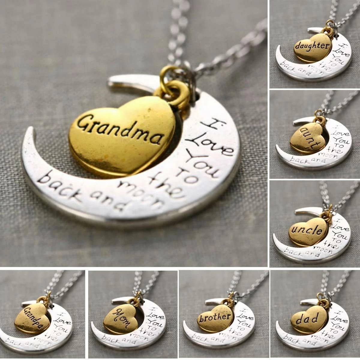 Personalised online nan necklace