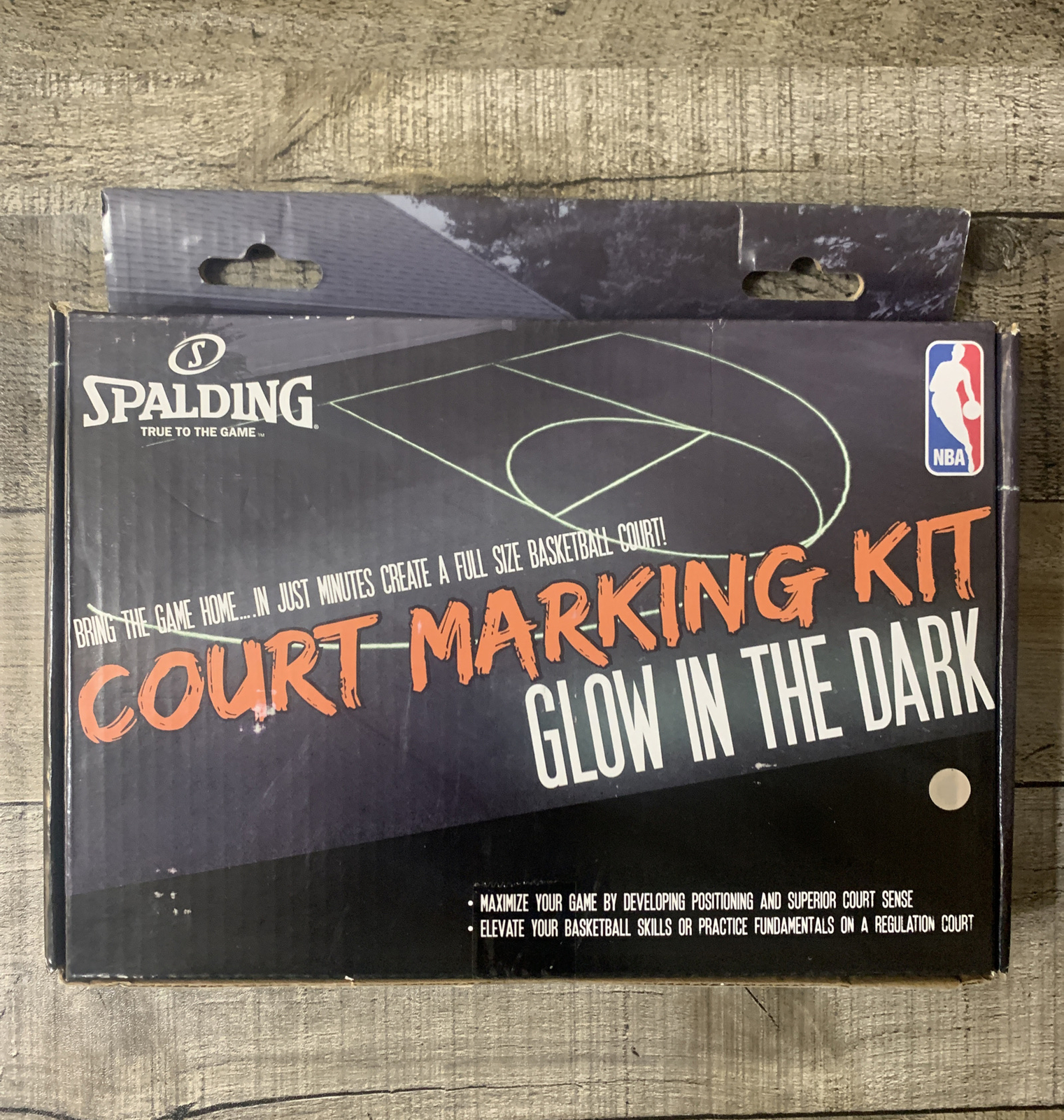 Spalding Basketball Court Marking Kit Glow in the Dark for