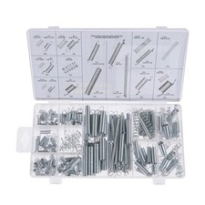 200 pcs Metal Spring Set Assortment Kit: Compression Tension Extension & Spiral