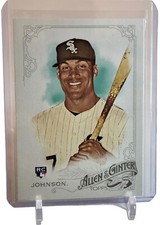 2015 Micah Johnson Topps Allen & Ginter  Rookie RC Card #123 White Sox W/Top