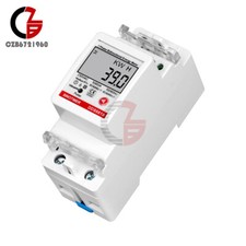 Single Phase AC 230V 60A Electricity Energy Meter KWH RS485 Modbus RTU