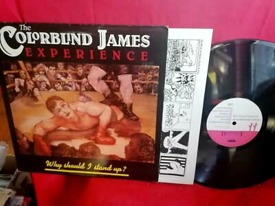 COLORBLIND JAMES Warum sollte ich aufstehen? LP 1989 UK MINT - First Pressing Inner