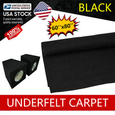 Automotive Black Carpet Padding 80" Lenght goes under carpet in cars and trucks