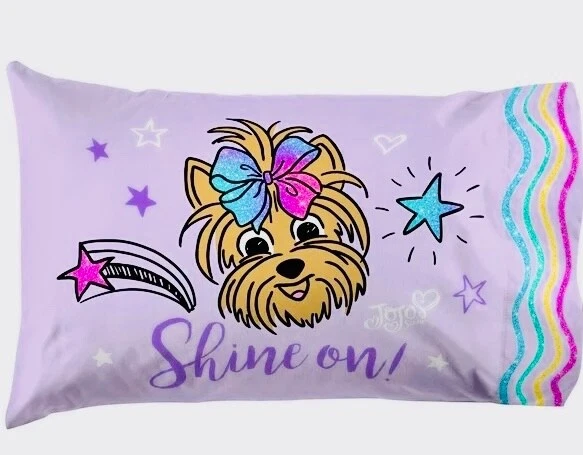 Juego de sábanas completas de 4 piezas Jojo Siwa Sparkle Shine para niños, microfibra rosa Nickelodeon Foto 4 de 4
