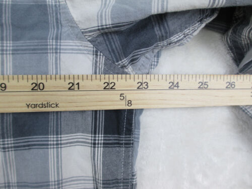 Columbia Shirt Mens Large Gray Plaid Button Up Outdoor Long Sleeve Casual - Picture 7 of 9