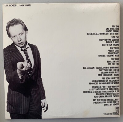 JOE JACKSON 'LOOK SHARP!' / 10