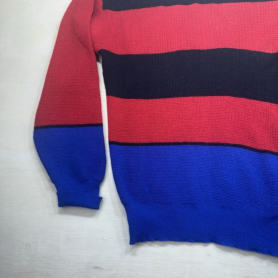 Suéter De Colección Años 80 90 Repage Multicolor Acrílico Tejido Manga Larga Talla Mediana Foto 3 de 4
