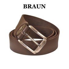 Belt brown men's women square buckle belt pants belt wide plus size belt