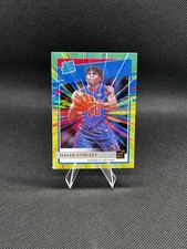 2021-22 Panini Donruss Isaiah Stewart Green Yellow Laser Rated Rookie Card