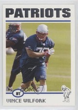 2004 Topps Vince Wilfork #327 0j9l