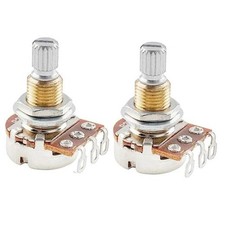 Pro Brass Thread Mini Metric Size Guitar Pots Linear Taper Potentiometers B25K