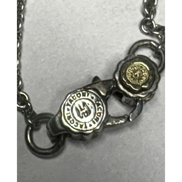 TACORI 925 STERLING SILVER AND 18K YELLOW GOLD AND SKY BLUE TOPAZ BRACELET SKY - Image 4 of 4