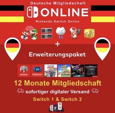     Nintendo Switch Online + Erweiterungspake...