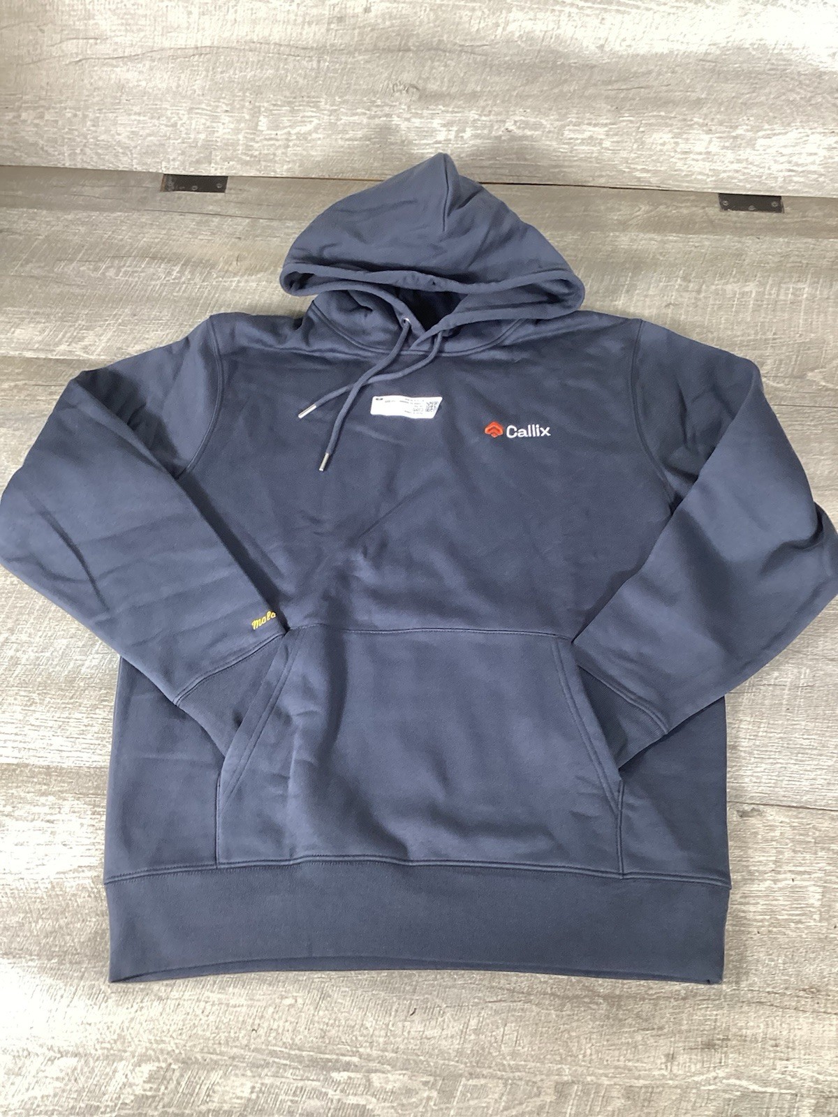Stanley Stella Callix Hoodie Mens Medium Gray Pullover Sweatshirt Logo NWT