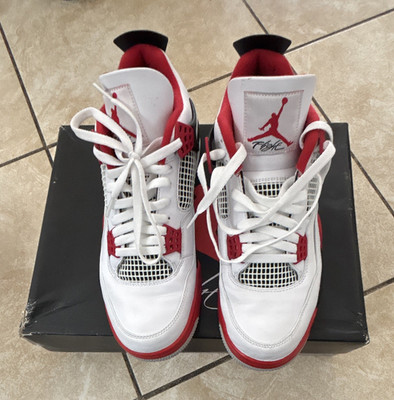 Jordan Air Jordan 4 Retro Fire Red White/Red/Black Mid Top DC7770-160
