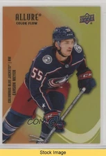 2022 Upper Deck Allure Color Flow Orange Yellow Carson Meyer Rookie RC READ 1ps2