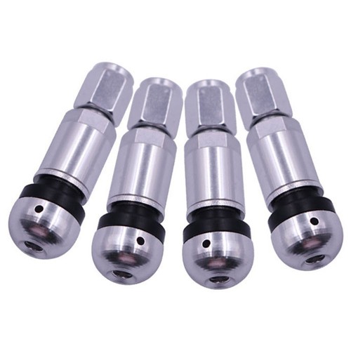 4pcs Metal Car Motorcycle Tubeless Wheel Tyre Valve Stems Cap Aluminum Alloy - Picture 4 of 10