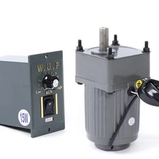 110V 54RPM Gear Box Motor 25K High Torque Reversible Variable Speed Controller