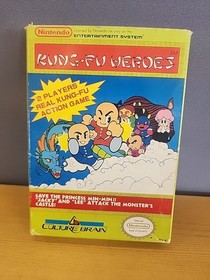 Kung Fu Heroes - Nintendo NES 1988 (CIB) Complete in Box W Manual 