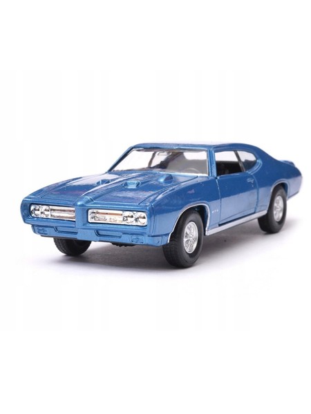 Pontiac Gto 1969 Welly MaßStab:1:34 Metall-Kunststoff Modellauto Blau-image