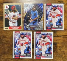 Brandon Marsh Sports Card Lot (5) (Base, Rookies & Parallel)