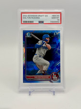 2022 Bowman Draft Sapphire Dalton Rushing RC Rookie 1st Bowman Dodgers PSA 10 💎
