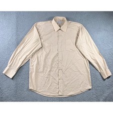 Berlioni Italy Dress Shirt Men 2XL Long Sleeve Button Up Cotton Blend Classic