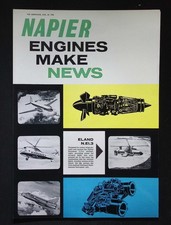 Original 1958 Advert Napier Engines Eland N.E.3 Airborne Powerplants