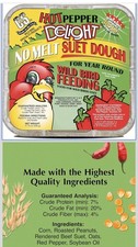 Bird Food : Hot Pepper Delight No Melt Suet Dough 11.75 Oz
