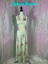 Loveshackfancy Suniva Silk Floral V-Neck Dress Sz 12 AUTHENTIC NWT