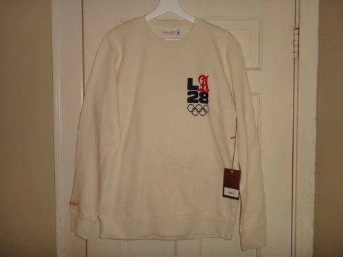 Olympics 2028 LA28 Mitchell & Ness Men's Fleece Crewneck Sweatshirt NWT - product listing photo
