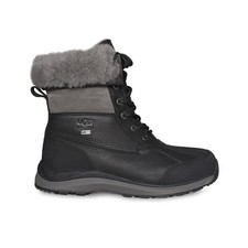 UGG ADIRONDACK III BLACK WATERPROOF SHEEPSKIN WOMEN'S BOOTS SIZE US 9/UK 7 NEW
