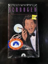Scrooged VHS Bill Murray Paramount 1988 Sealed