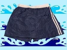 CATALINA Surf WRAP AROUND Navy Blue Swim Skirt SKORT Board Shorts Women's Large