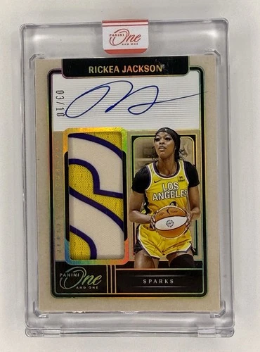 Panini One & One 2025 Rickea Jackson Los Angeles Sparks Jersey Autograph /10