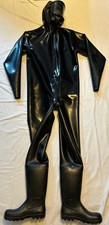 Blackstyle Gummianzug, Latexanzug, Ganzanzug, Gasmaske, 1,2 mm Latexstärke