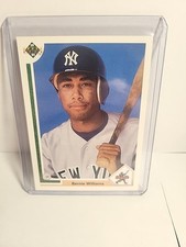 1991 Upper deck #11 Bernie Williams RC NM+ Combined Shipping Available 