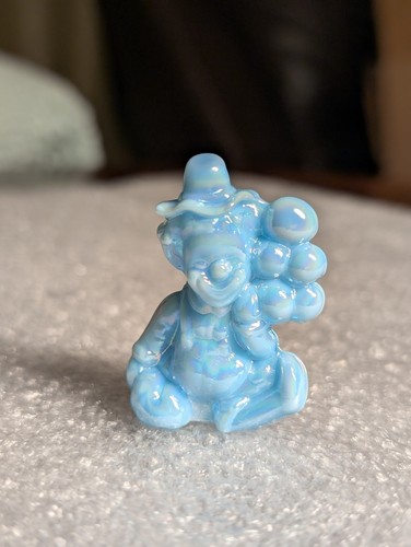 Set 3 VTG Mosser Art Glass Pee Wee Clowns With Balloons P N V - Picture 11 of 20