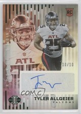 2022 Panini Illusions Rookie Signs Green 10/10 Tyler Allgeier #RS-TA Auto 0y7m