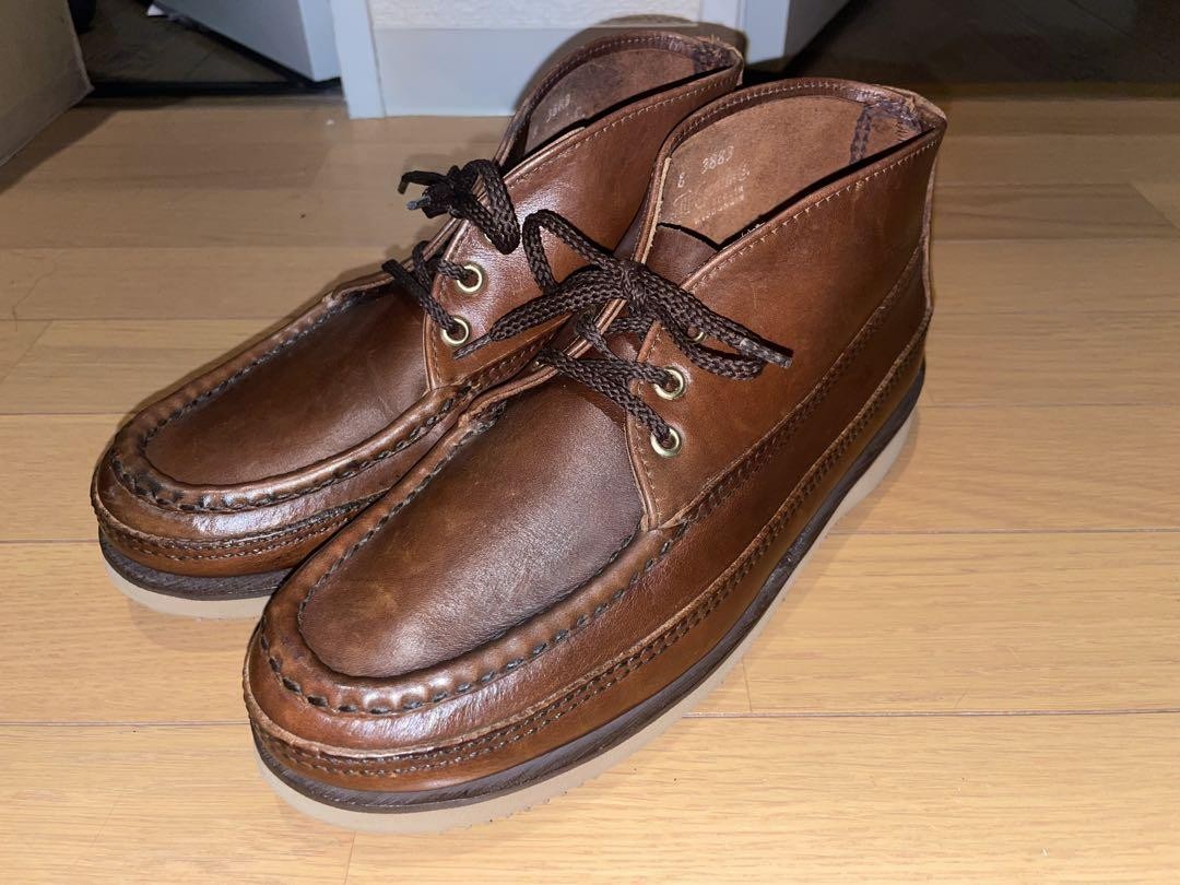 Russell Moccasin Boots SPORTING CLAYS CHUKKA Leather Brown