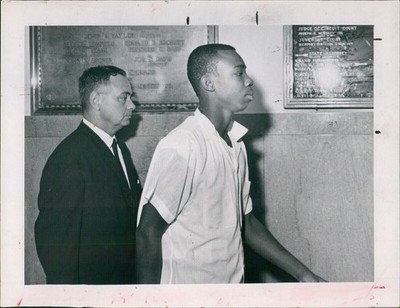 1964 Steve Washington Murder Suspect Hearing Courthouse Dave Rosenbaum Photo 7x9