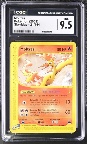 Moltres graded CGC 9.5 for sale on eBay