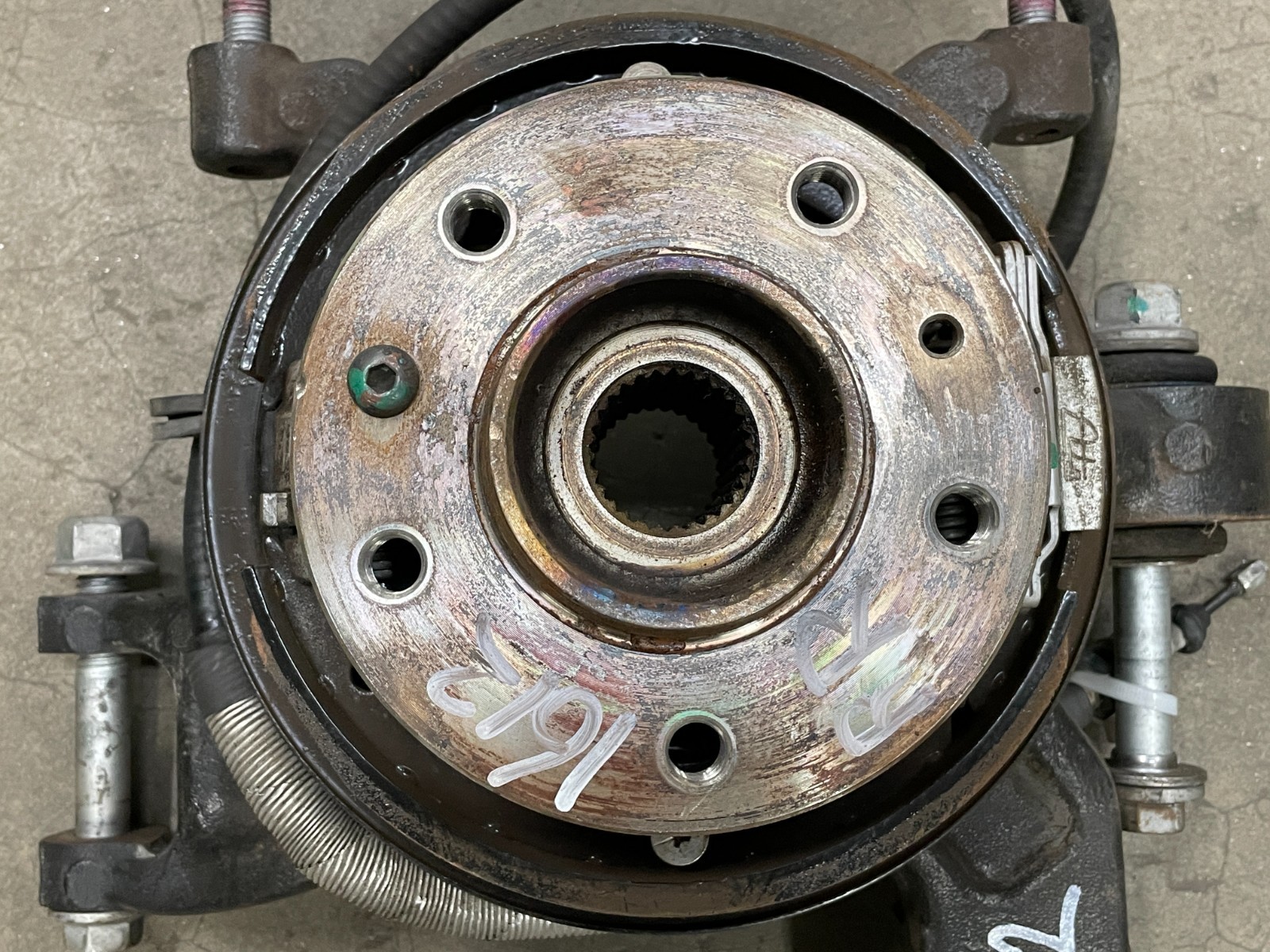 2010-2014 Lotus Evora Rear Right Passenger Spindle Knuckle Hub RWD 1612 OEM