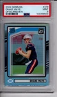 2024 Donruss Drake Maye Rookie #379 Optic Preview Prizm PSA 9 Mint Super Bowl