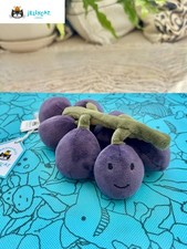 10CM Jellycat Fabulous Grapes Soft plush doll- New With Tags With Dust Bags