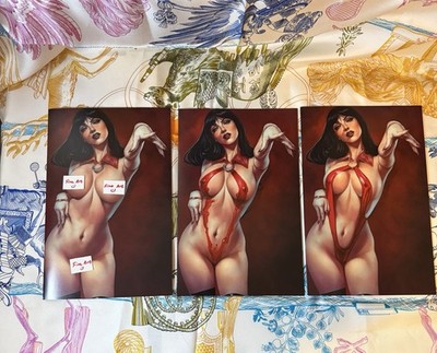 COOL COMICS Alejandro Ichikawa Vampirella Nice/Bloody/Full X NM/Mint Ltd 50