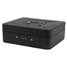Image of Time to Sparkle 6"8"10"12" Metal Cash Box Key/Combination Safe Security Deposit