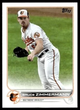 2022 Topps Bruce Zimmermann Baltimore Orioles #157